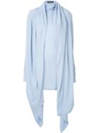 Y/project Neck Draped Dress - Blue