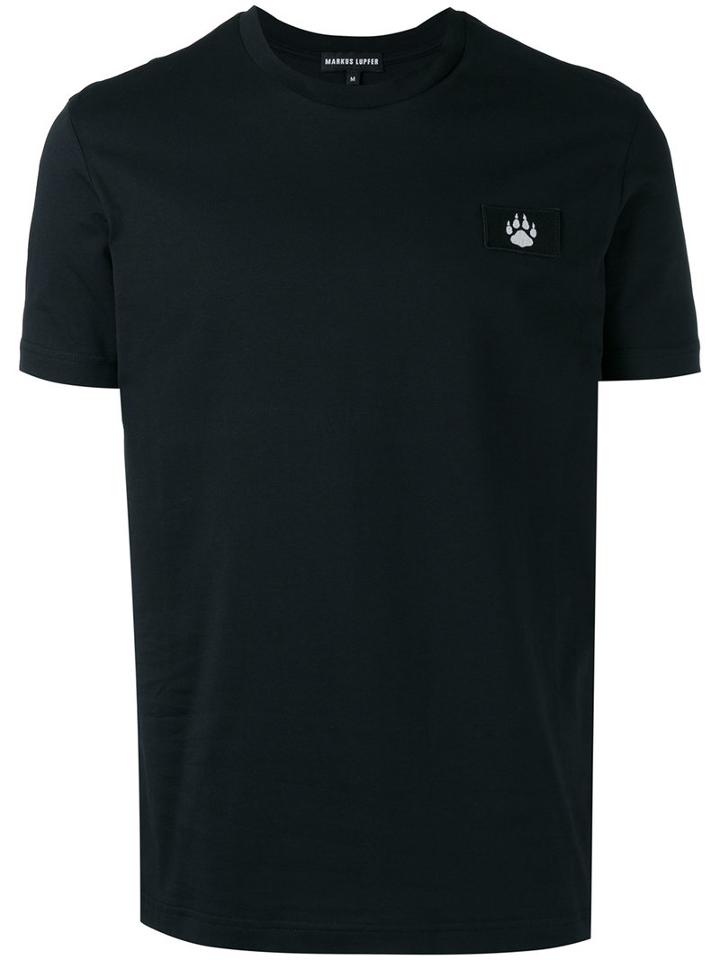 Markus Lupfer - Paw Patch T-shirt - Men - Cotton - M, Black, Cotton