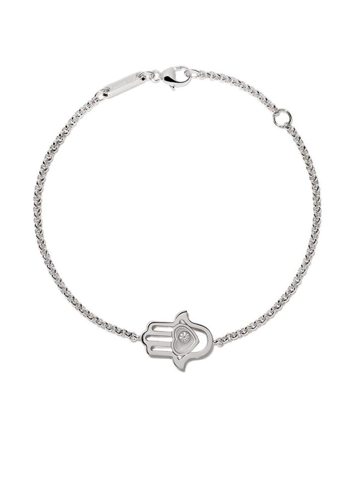 Chopard 18kt White Gold Good Luck Charms Diamond Bracelet