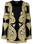 For Love And Lemons - Embroidered Mirror Jacket - Women - Silk/rayon - S, Black, Silk/rayon