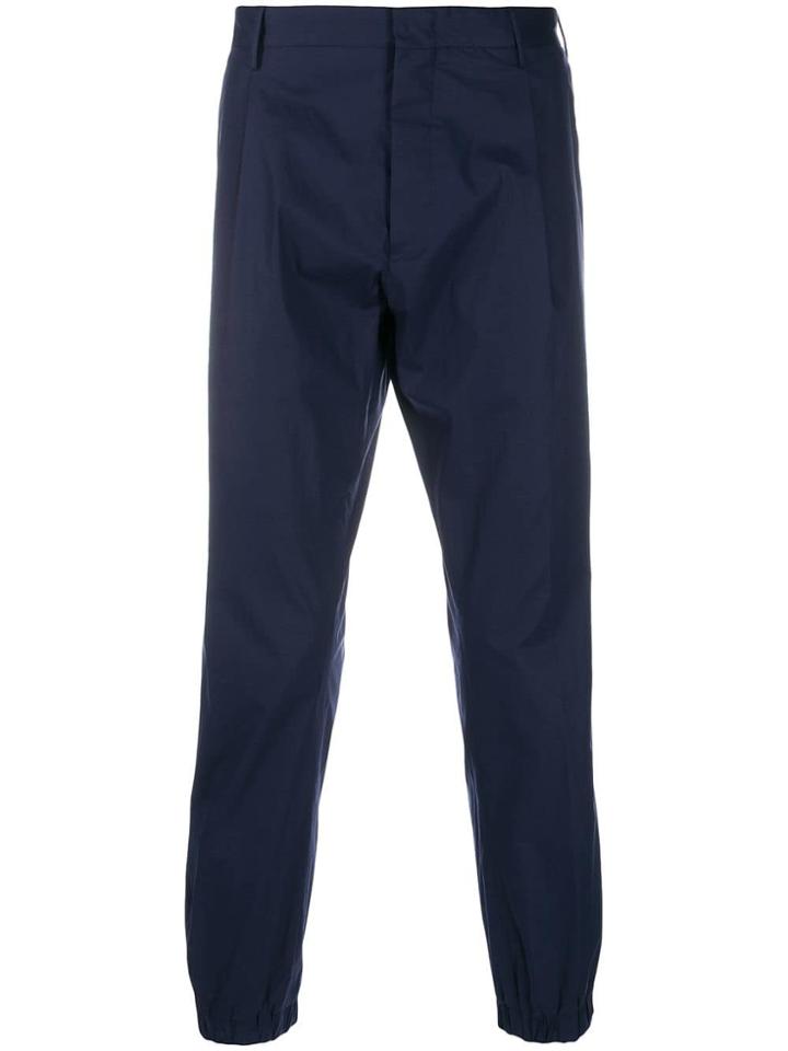 Pt01 Elasticated Cuff Chinos - Blue