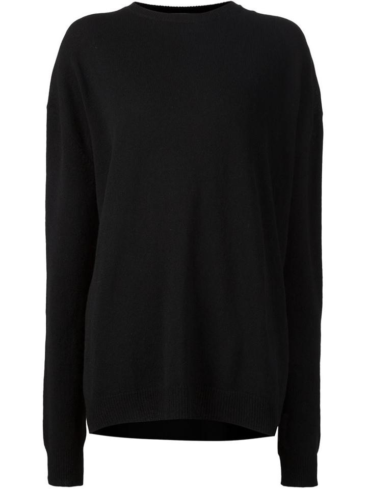 Haider Ackermann Contrasting Back Loose Fit Sweater