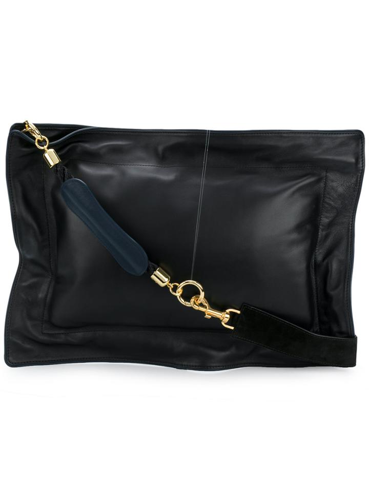 Sacai Classic Slouched Tote - Black