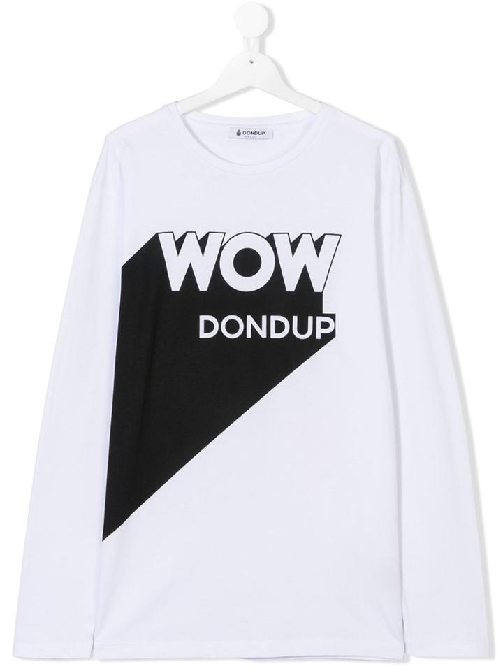 Dondup Kids Dondup Kids Dmts28je151sd109 0561 Cotton - White
