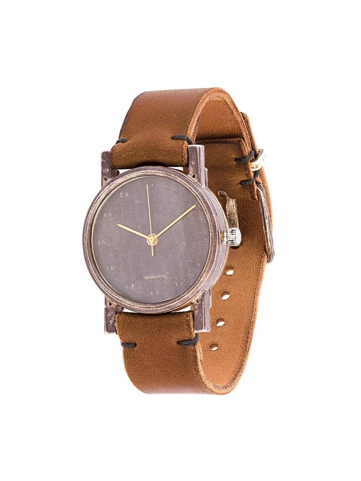 Taichi Murakami Analog Watch, Men's, Brown