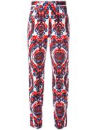 Fendi Vintage Paisley Printed Trousers - White