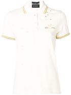 Le Kilt Button Detail Polo Top - White