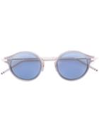 Thom Browne - Round Sunglasses - Unisex - Acetate - One Size, Grey, Acetate