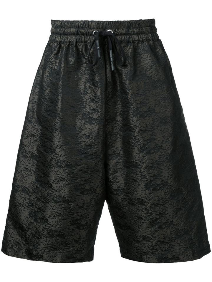 Strateas Carlucci - Macro Shorts - Men - Cotton/polyester - M, Green, Cotton/polyester