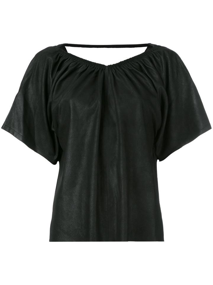 Humanoid - Gemma Top - Women - Goat Suede - S, Black, Goat Suede