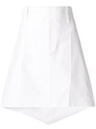 Joseph Angled Hem A-line Skirt - White