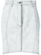 Marco De Vincenzo Embellished Asymmetric Skirt - White
