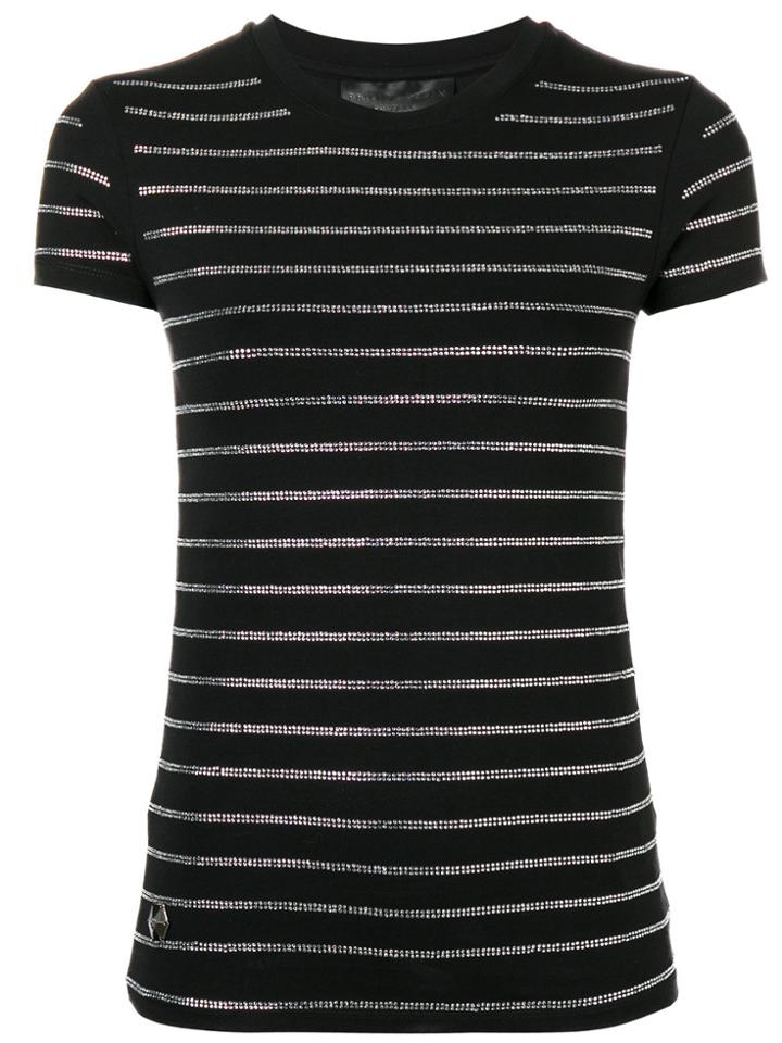 Philipp Plein Strass T-shirt - Black
