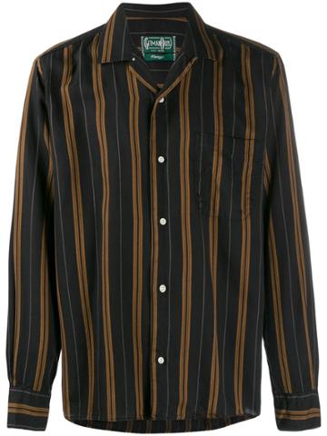 Gitman Vintage Regimental Striped Shirt - Black