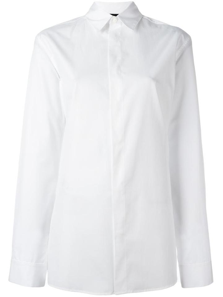 Haider Ackermann 'byron' Shirt, Women's, Size: 38, White, Cotton