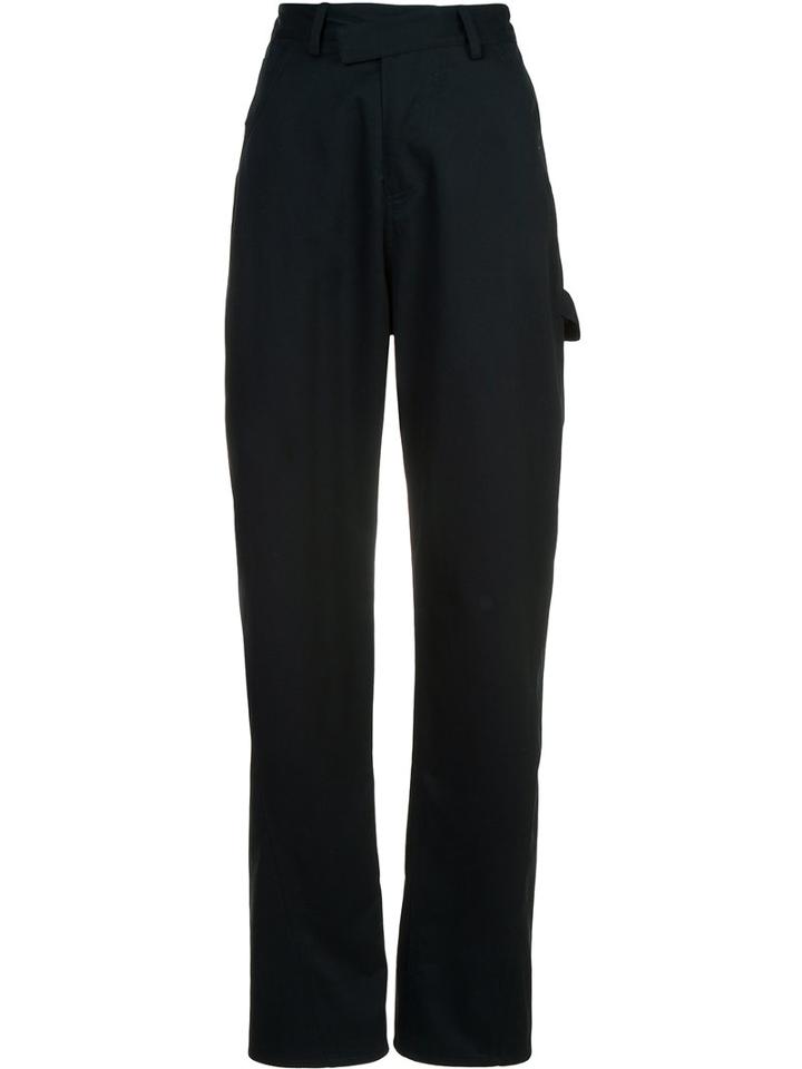 Rosie Assoulin - High-waisted Trousers - Women - Cotton - 2, Black, Cotton