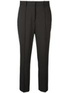 Jil Sander Tailored Cropped Trousers, Women's, Size: 42, Green, Cotton/polyester/spandex/elastane/virgin Wool