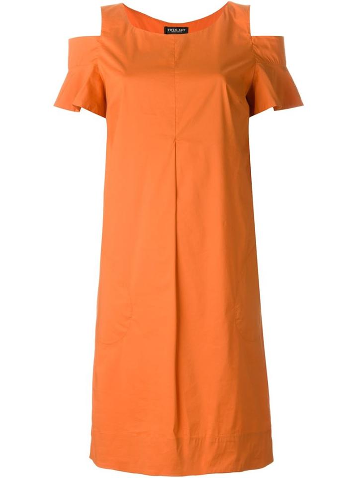 Twin-set Cut-out Shoulder Dress