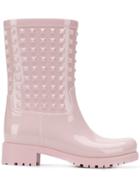 Valentino Valentino Garavani Rocktud Boots - Pink