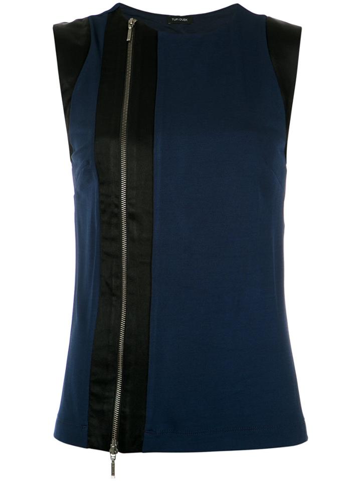 Tufi Duek Vertical Panels Blouse - Blue