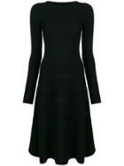 Emporio Armani Longsleeved Midi Dress - Black