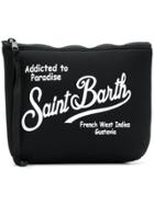 Mc2 Saint Barth Logo Print Wash Bag - Black