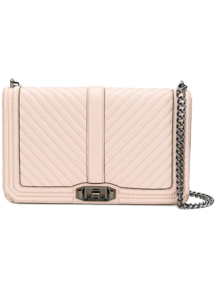 Rebecca Minkoff Chevron Love Bag - Nude & Neutrals