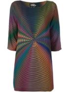 Jeremy Scott Rainbow Dress, Women's, Size: 38, Polyester