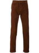 Ami Alexandre Mattiussi Corduroy Trousers, Men's, Size: Xs, Brown, Cotton