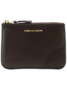 Comme Des Garçons Wallet Classic Line Pouch - Brown