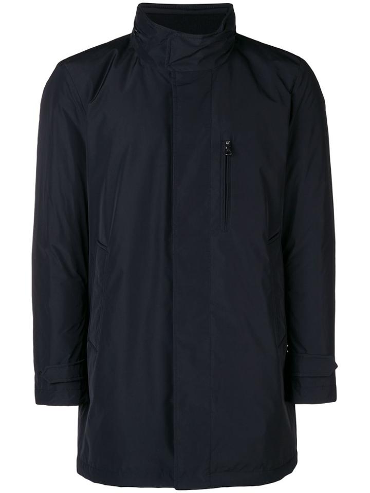 Moncler Zipped Coat - Blue