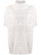 Lorena Antoniazzi Tonal Intarsia Knit Jumper - Neutrals