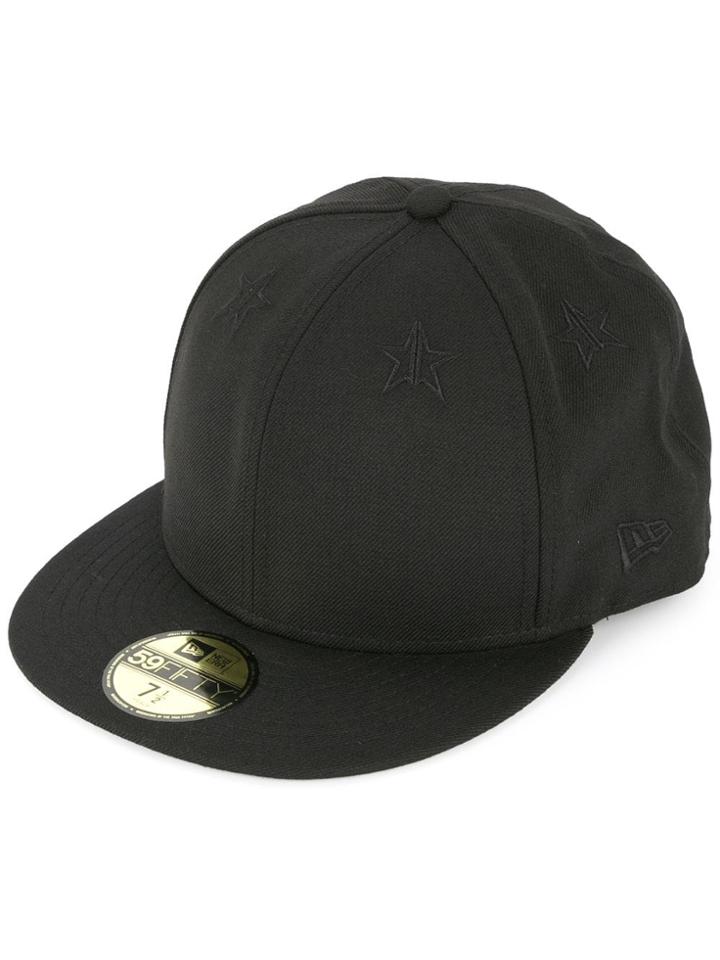 Kazuyuki Kumagai Embroidered Stars Baseball Cap - Black