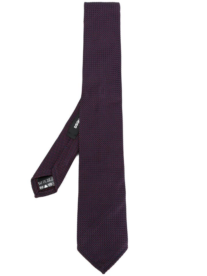 Dsquared2 Woven Tie - Blue