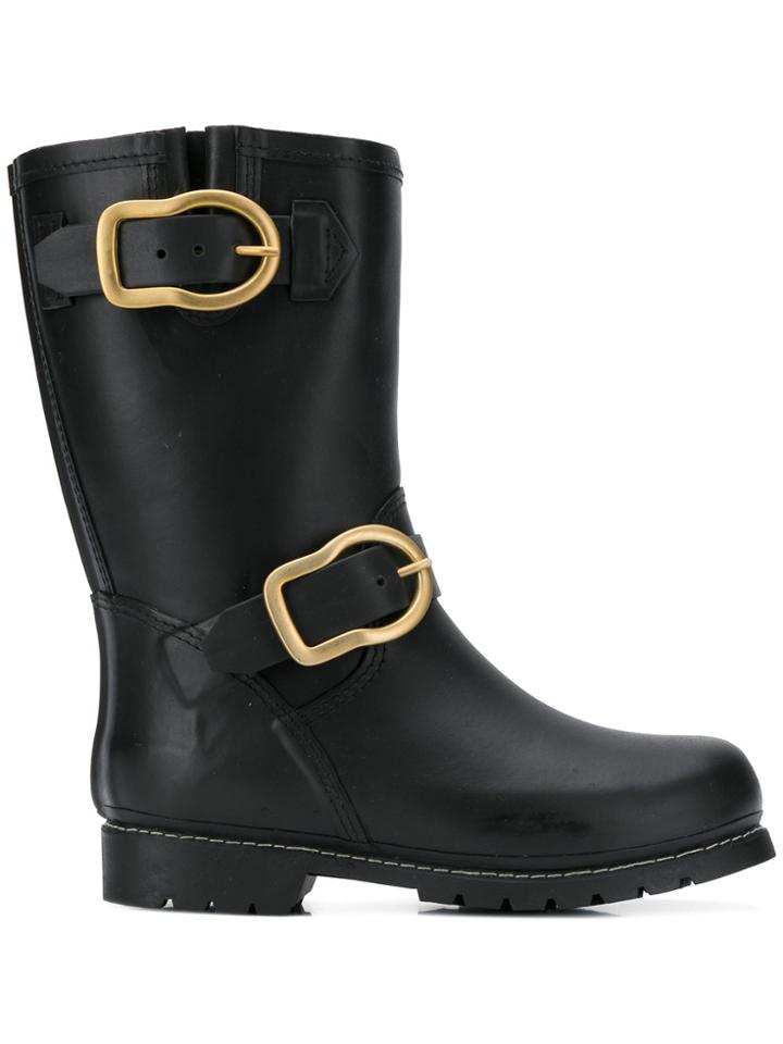 Dorothee Schumacher Classic Double-buckle Boots - Black