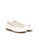 Dolce & Gabbana Kids Round Toe Ballerinas, Girl's, Size: 31, White