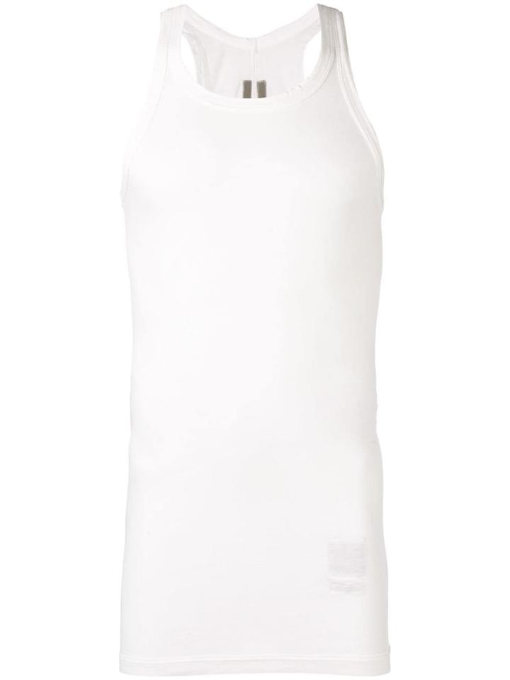 Rick Owens Drkshdw Round Neck Tank Top - White