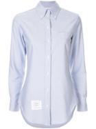 Thom Browne Buttoned Collar Shirt - Blue