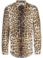 Moschino Leopard Print Shirt - Orange