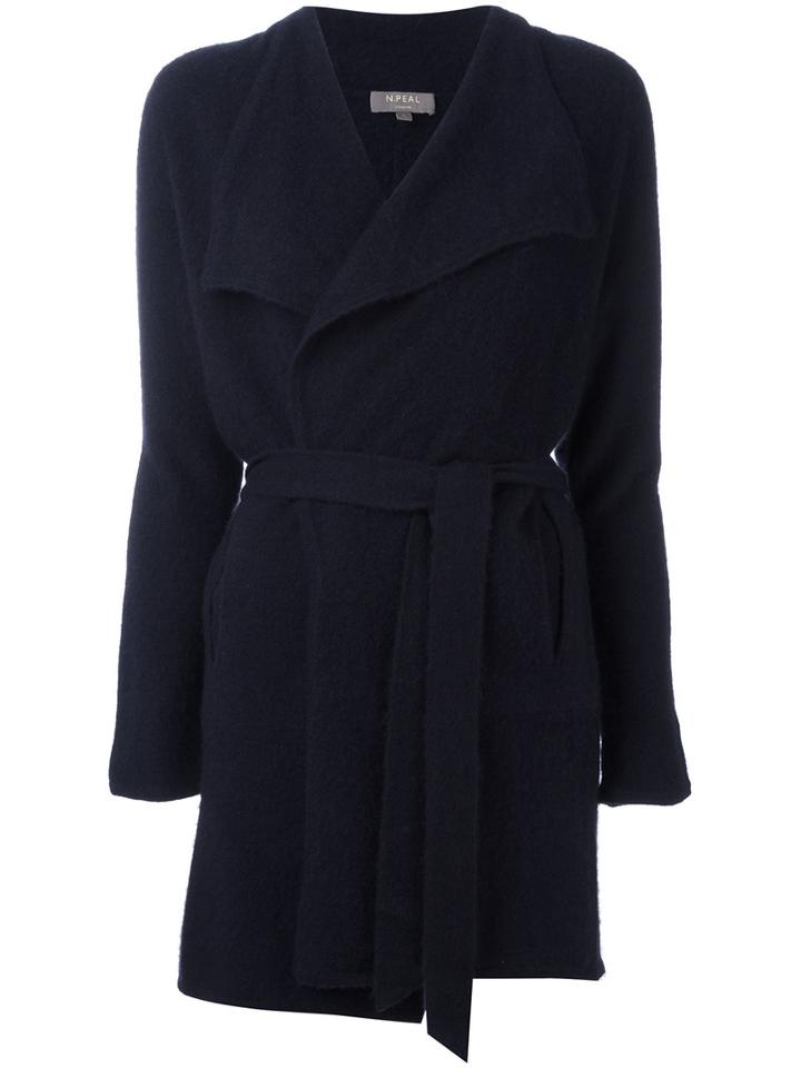 N.peal Wrap Cardigan, Women's, Size: Small, Blue, Cashmere