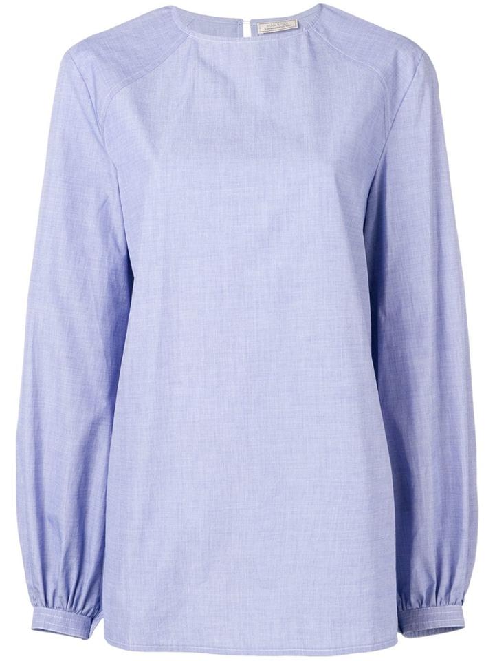 Nina Ricci Oversized Blouse - Blue