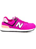 New Balance 574 Art School Sneakers - Pink & Purple