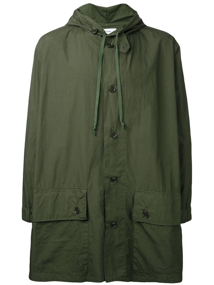 Marka - Snow Hooded Parka - Men - Cotton - 1, Green, Cotton