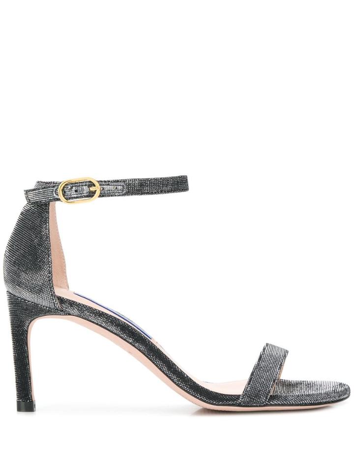 Stuart Weitzman 'nunakedstraight' Sandals - Silver