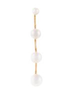 Delfina Delettrez Multipearl Earring, Women's, White, 18kt Gold/white Freshwater Pearl