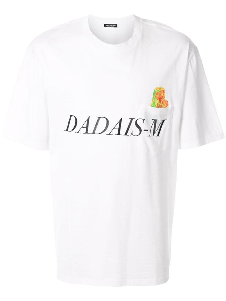 Christian Dada Signal Noise Print T-shirt - White