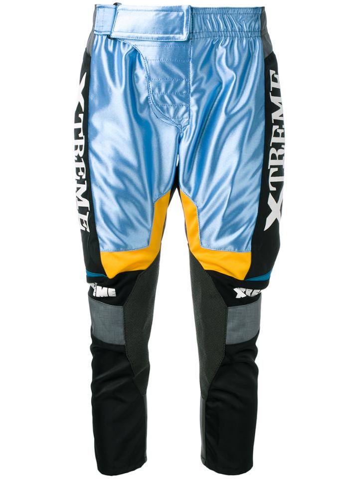Junya Watanabe Comme Des Garçons Panel Xtreme Track Pants - Black