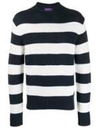 Ralph Lauren Striped Knitted Sweater - Blue