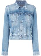 Calvin Klein Jeans Denim Jacket, Women's, Size: Small, Blue, Cotton