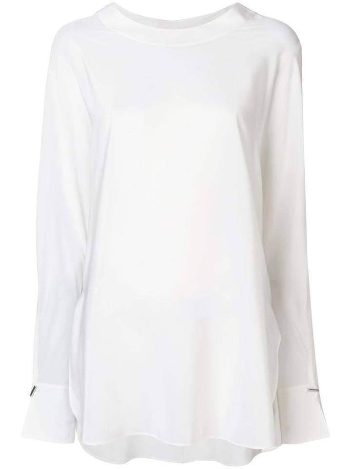 Roberta Furlanetto Round Neck Blouse - White
